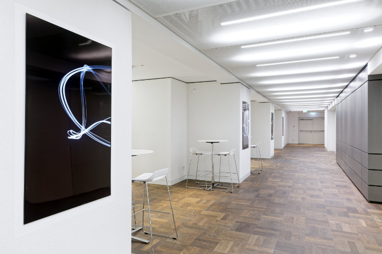 OLED-Displays, X-Lounge, Deutsche Börse, Frankfurt, Eventlocation